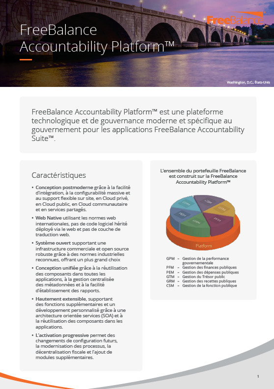 FreeBalance Accountability Platform™ (Français)